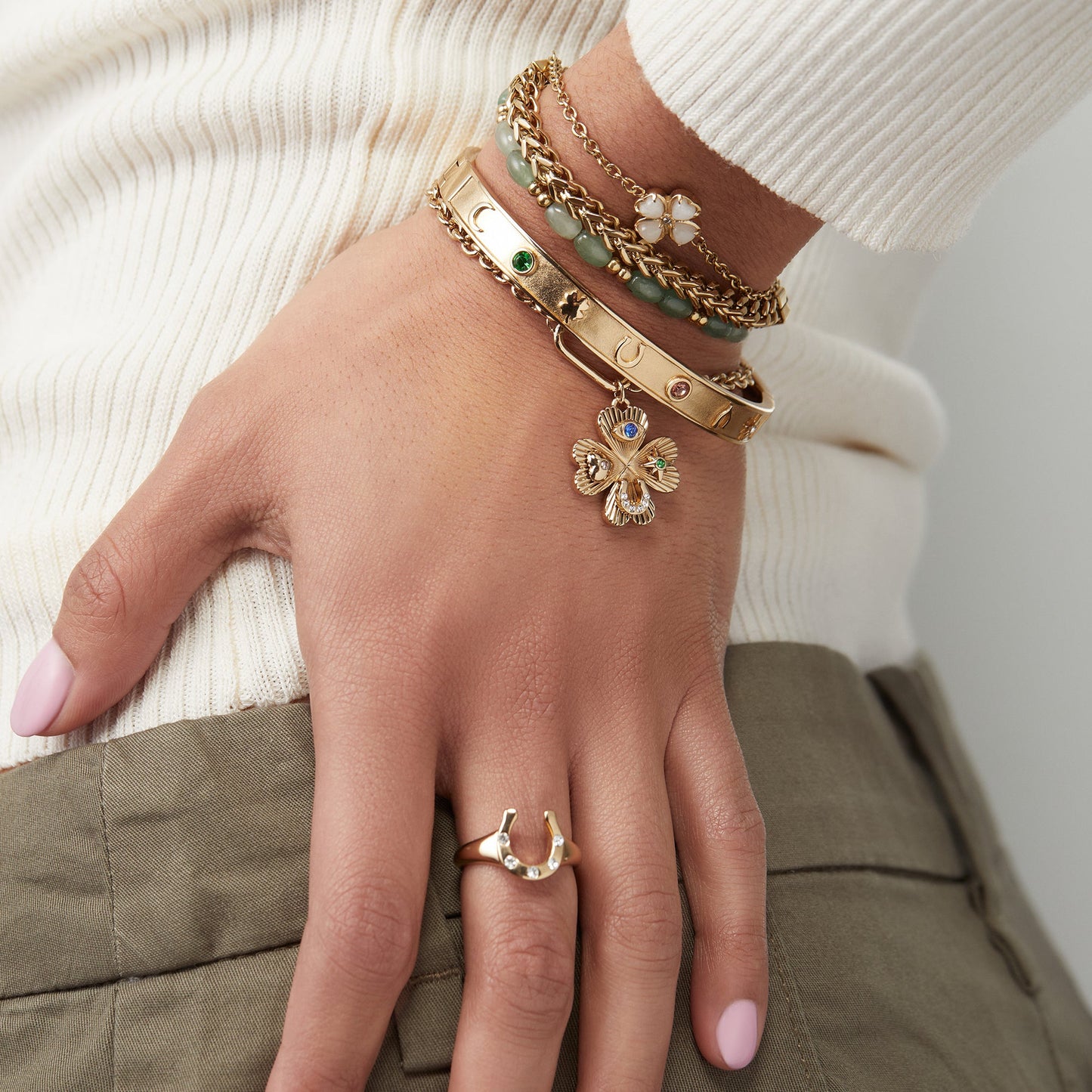 Lucky Hinge Bangle ALEX AND ANI
