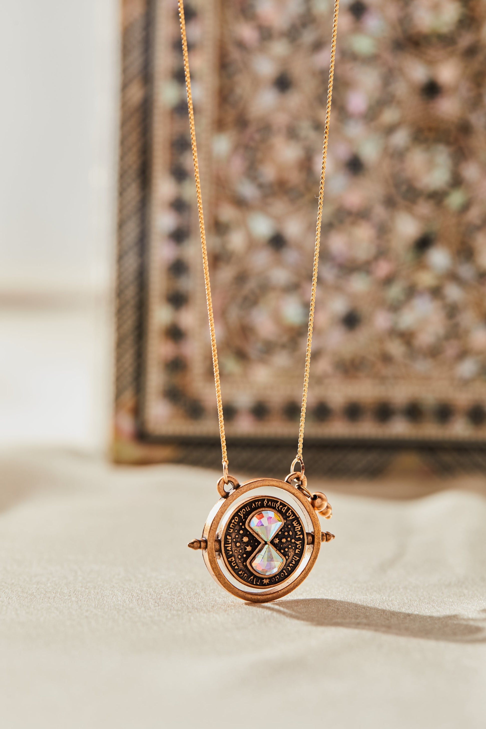 Harry Potter™ Time Turner Spinner Necklace ALEX AND ANI