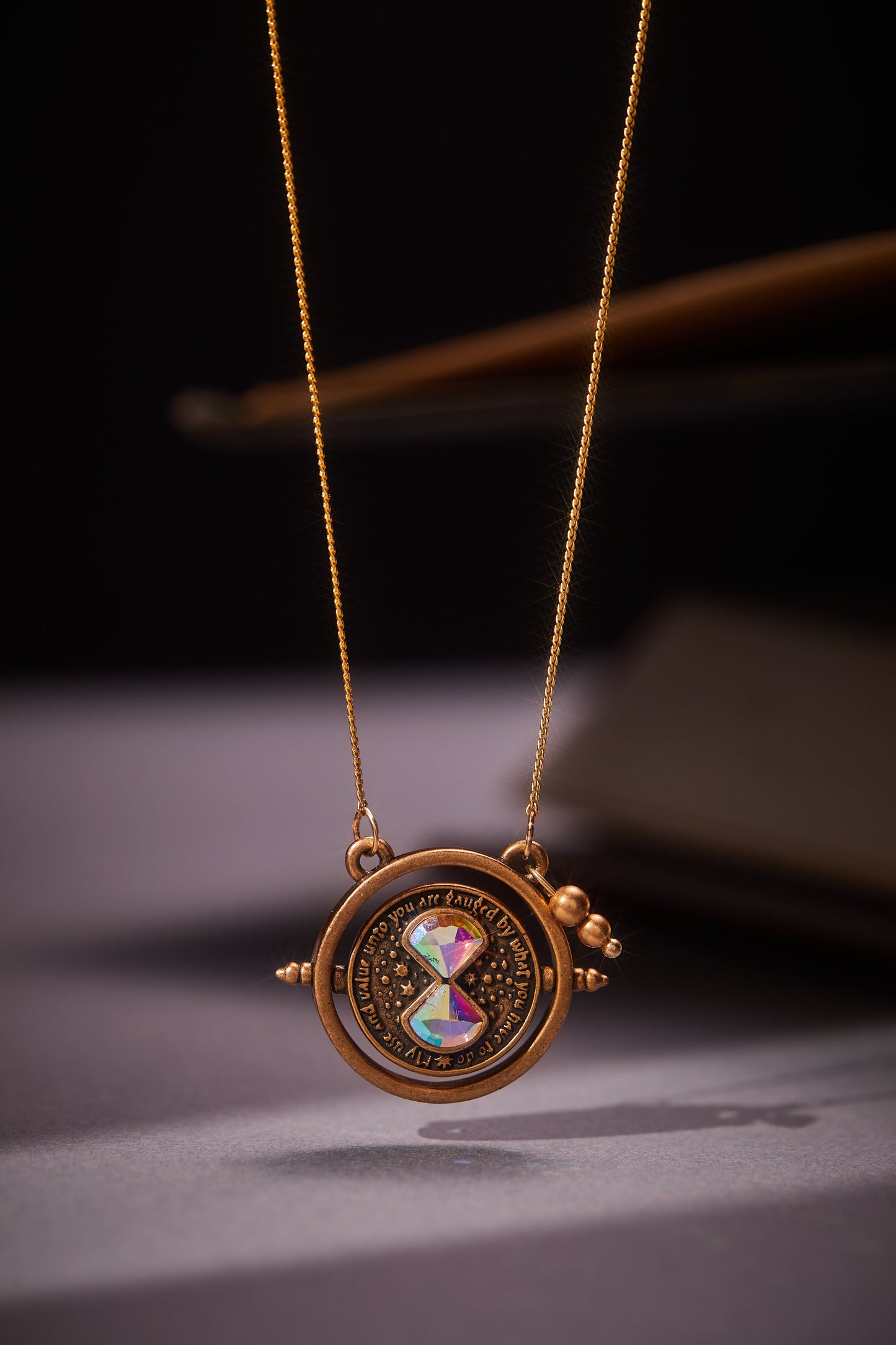 Harry Potter™ Time Turner Spinner Necklace ALEX AND ANI
