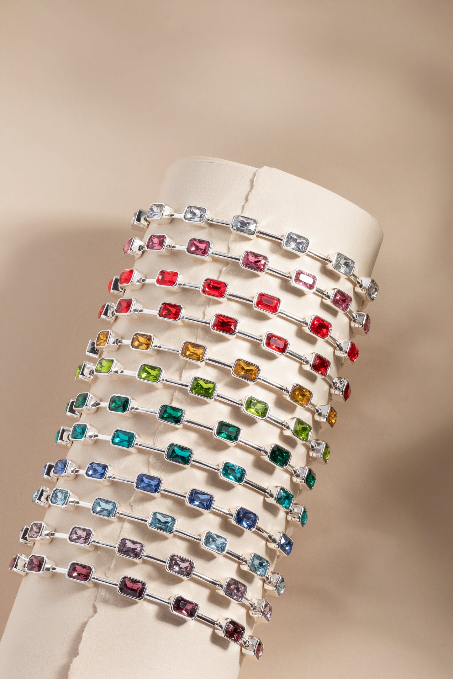 January Birthstone Emerald Cut Bangle ALEX AND ANI