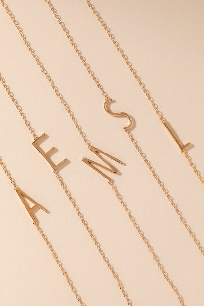 Initial A Precious Elongated Necklace ALEX AND ANI