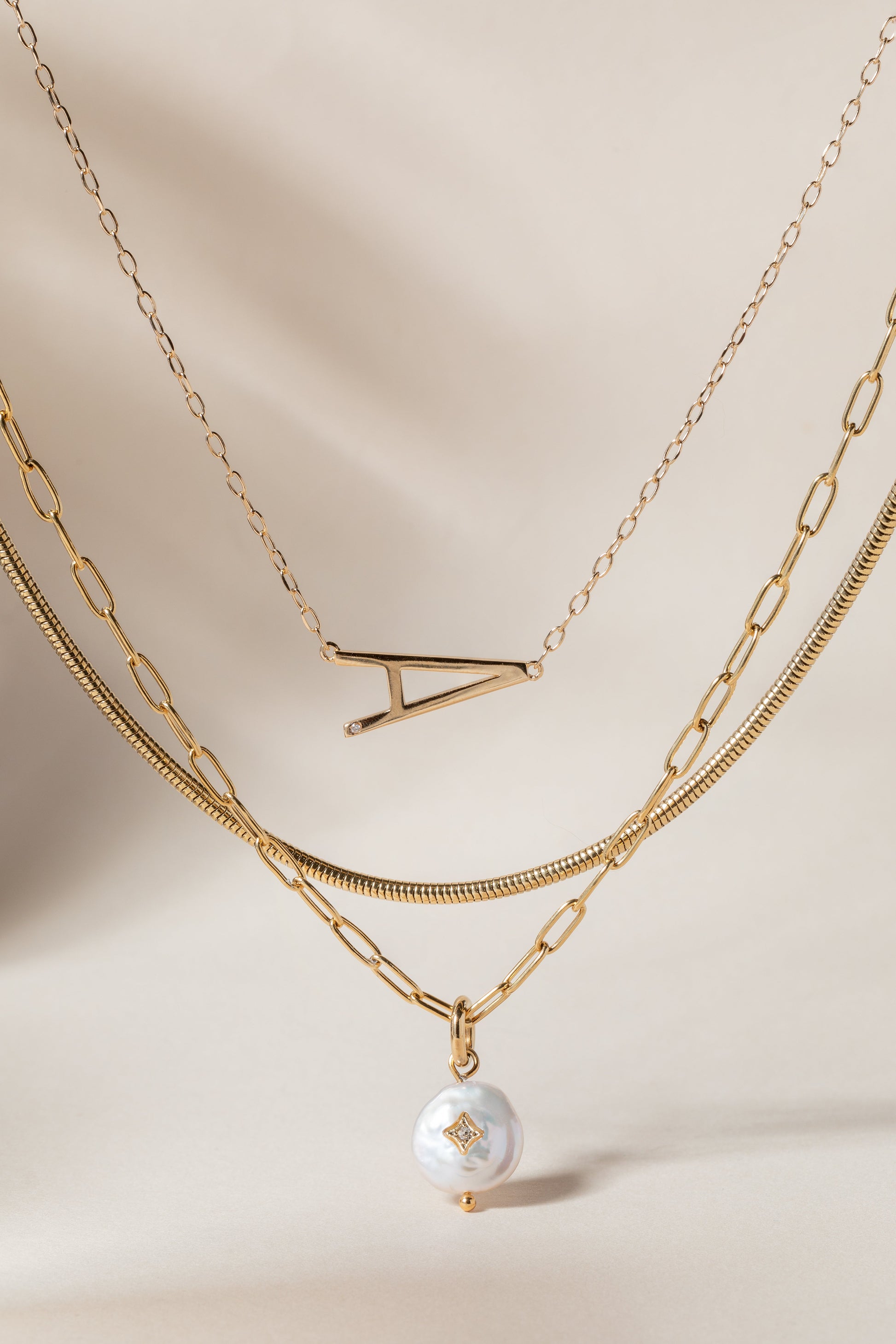 Initial A Precious Elongated Necklace ALEX AND ANI