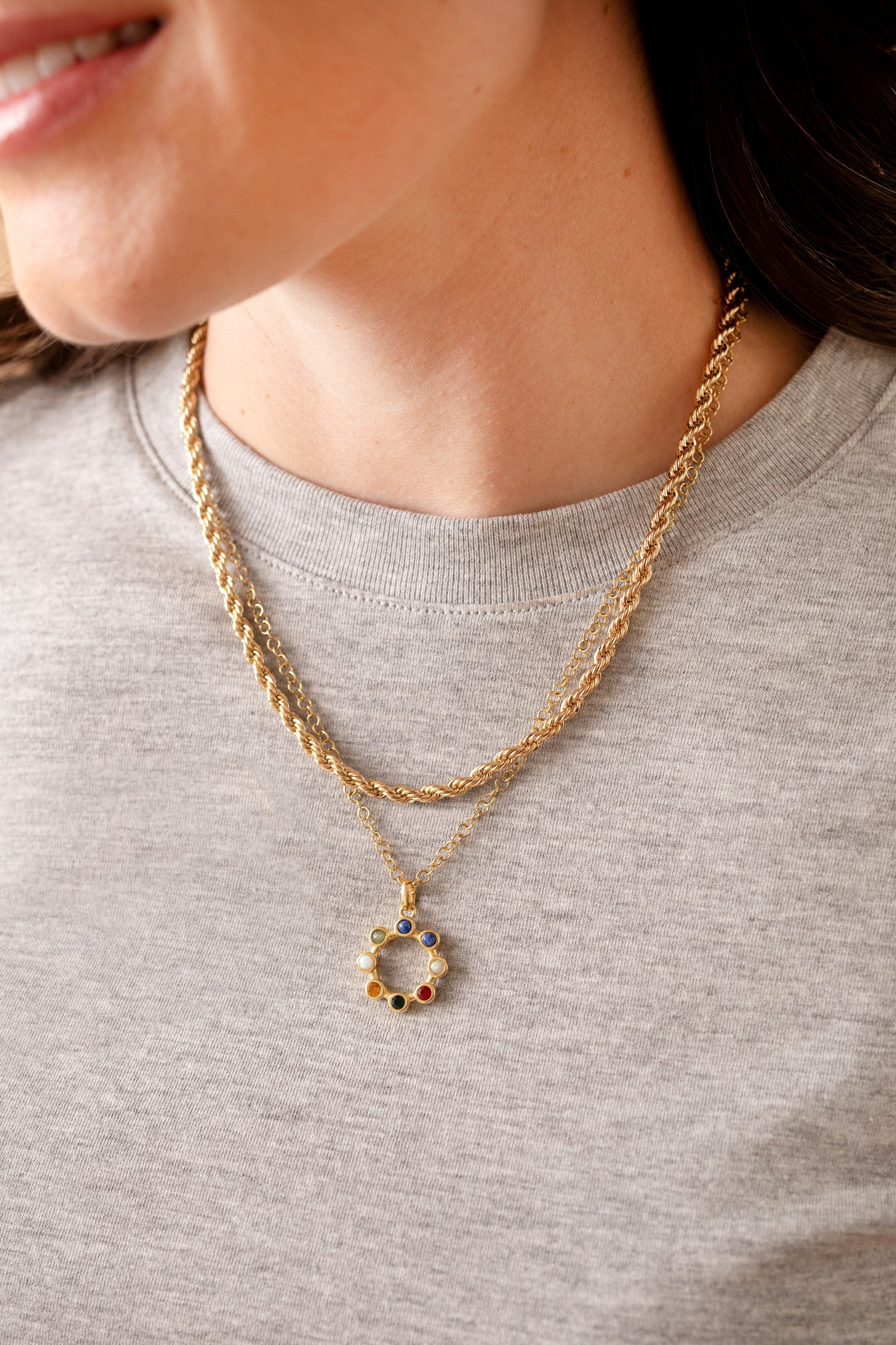 'I Love You' Hidden Message Acrostic Necklace ALEX AND ANI