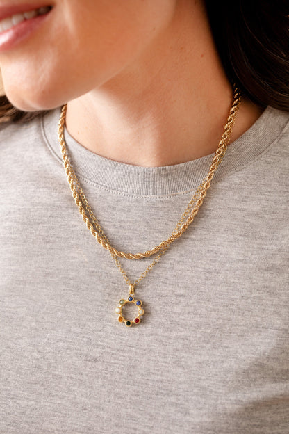 'I Love You' Hidden Message Acrostic Necklace ALEX AND ANI