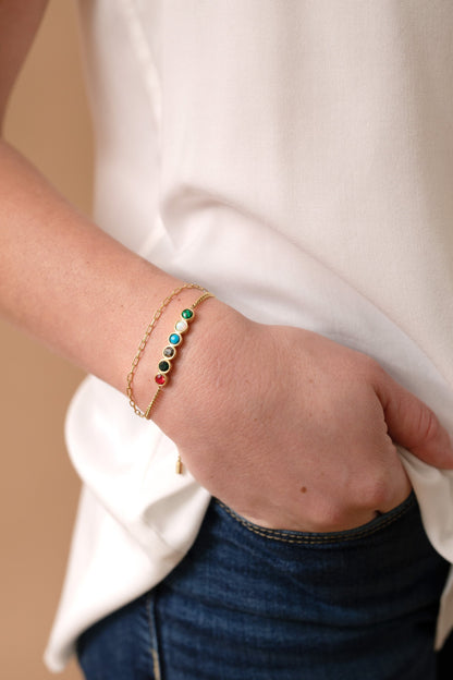 Mother Hidden Message Acrostic Bolo Bracelet ALEX AND ANI