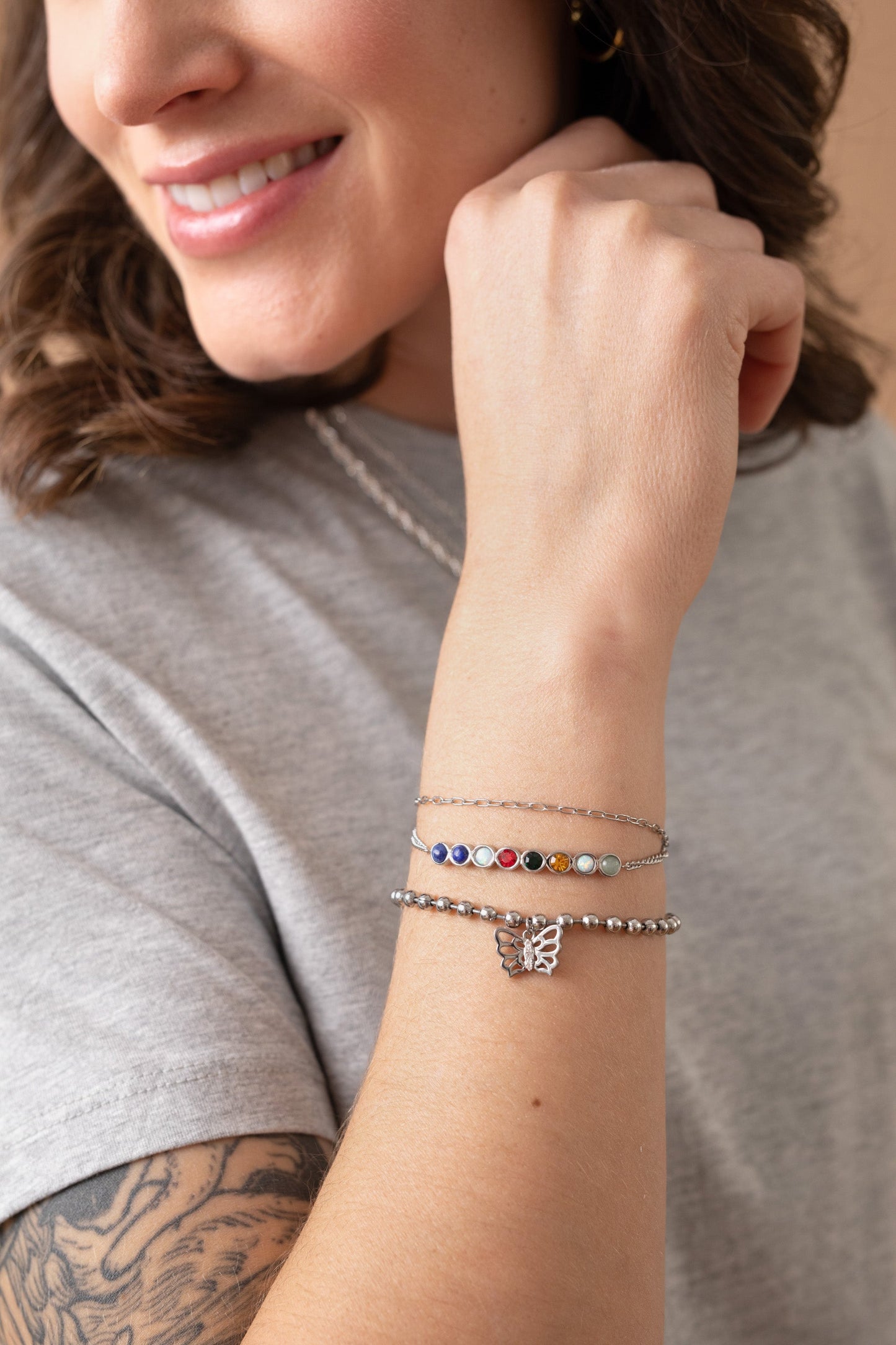 'I Love You' Hidden Message Acrostic Bolo Bracelet ALEX AND ANI