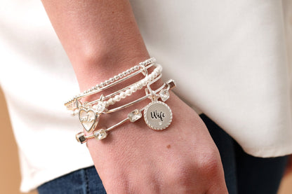 Sister Mother of Pearl Bangle ALEX AND ANI