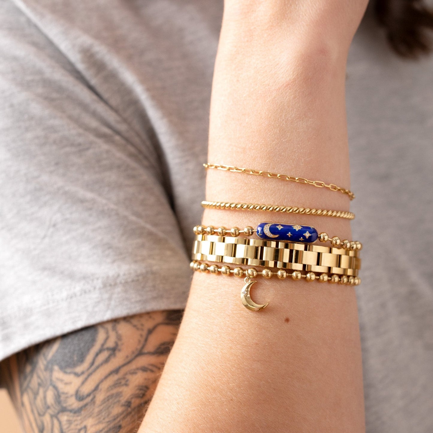 Starry Night Barrel Closure Bracelet ALEX AND ANI