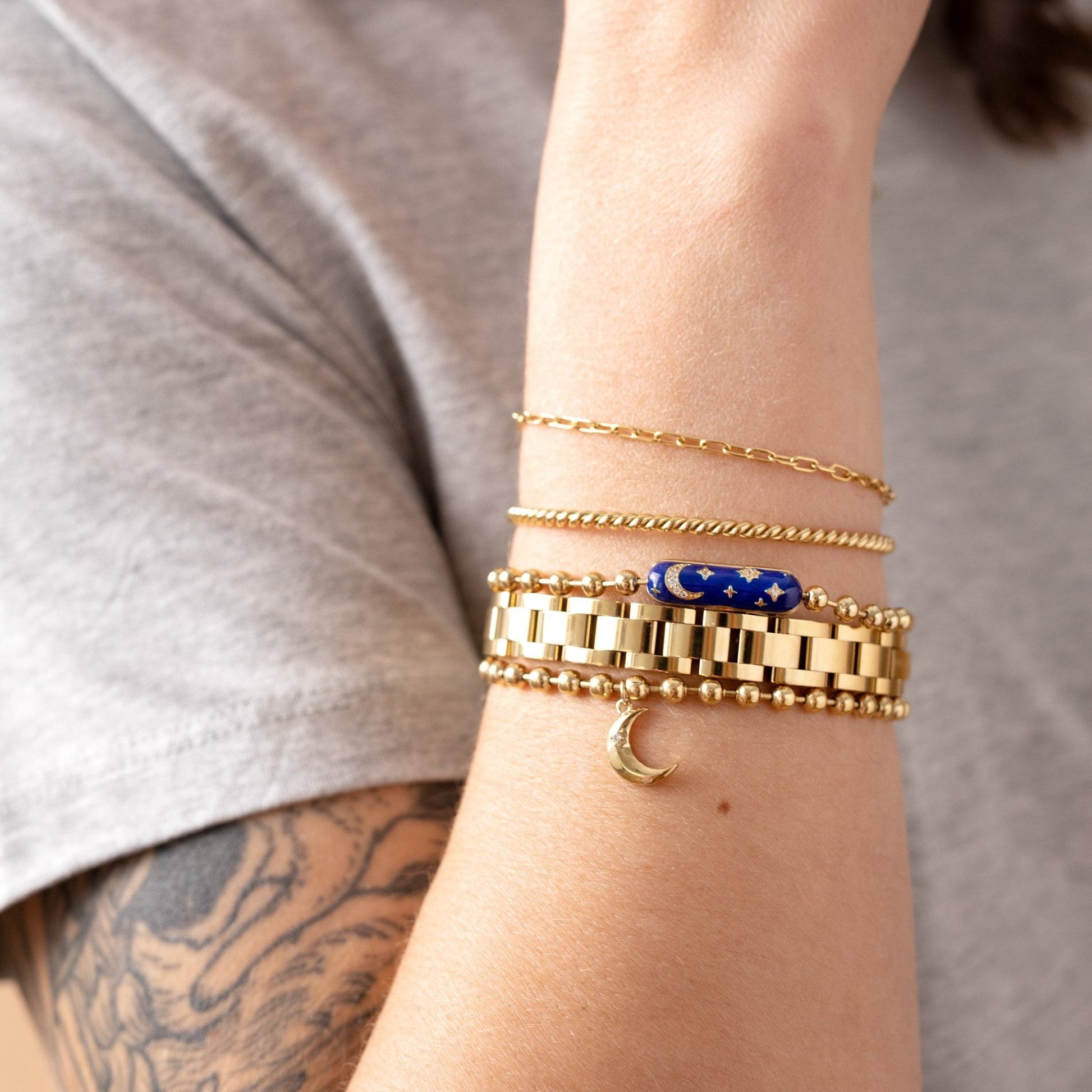 Starry Night Barrel Closure Bracelet ALEX AND ANI