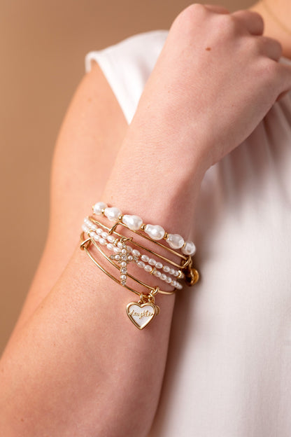 Daughter Mother of Pearl Bangle ALEX AND ANI