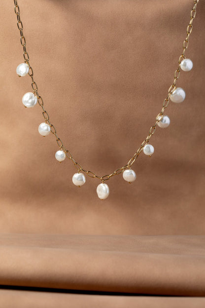 Coin Pearl Shaky Necklace ALEX AND ANI