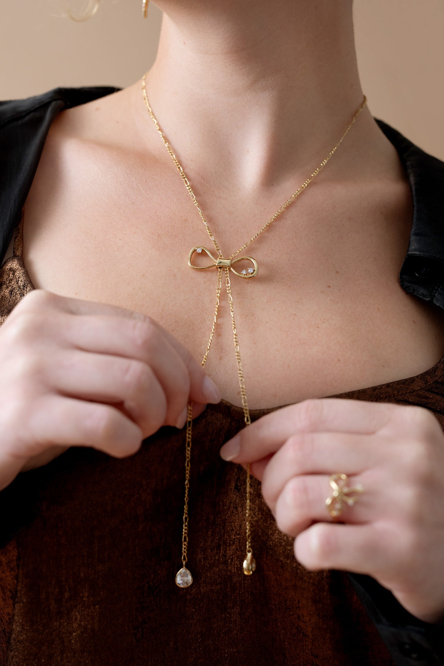 Coquette Bow Necklace ALEX AND ANI