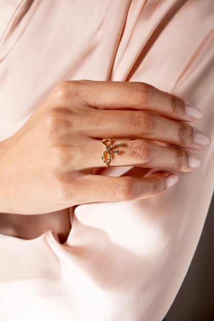 Coquette Bow Ring ALEX AND ANI