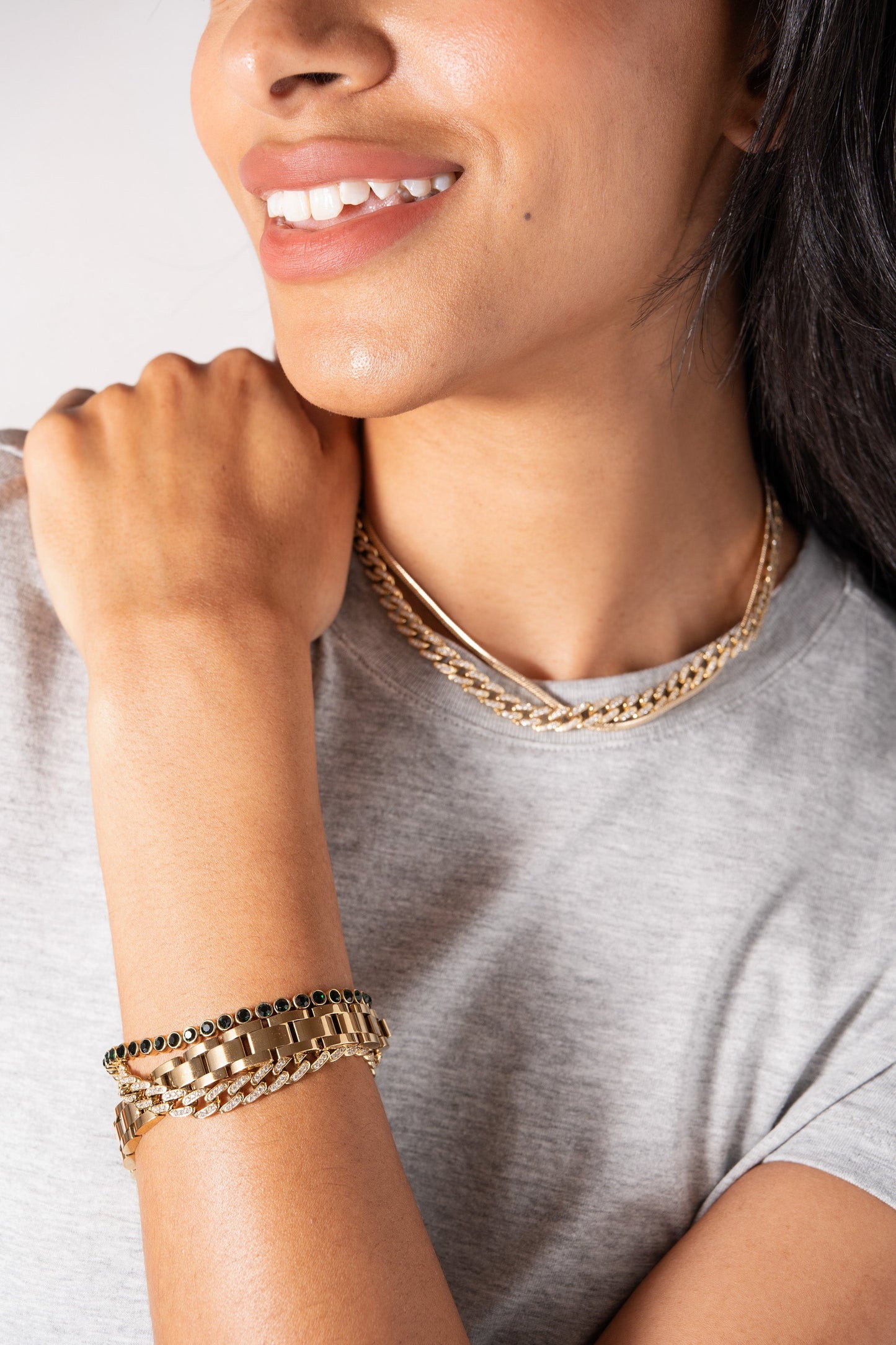 Crystal Pave Curb Chain Bracelet ALEX AND ANI