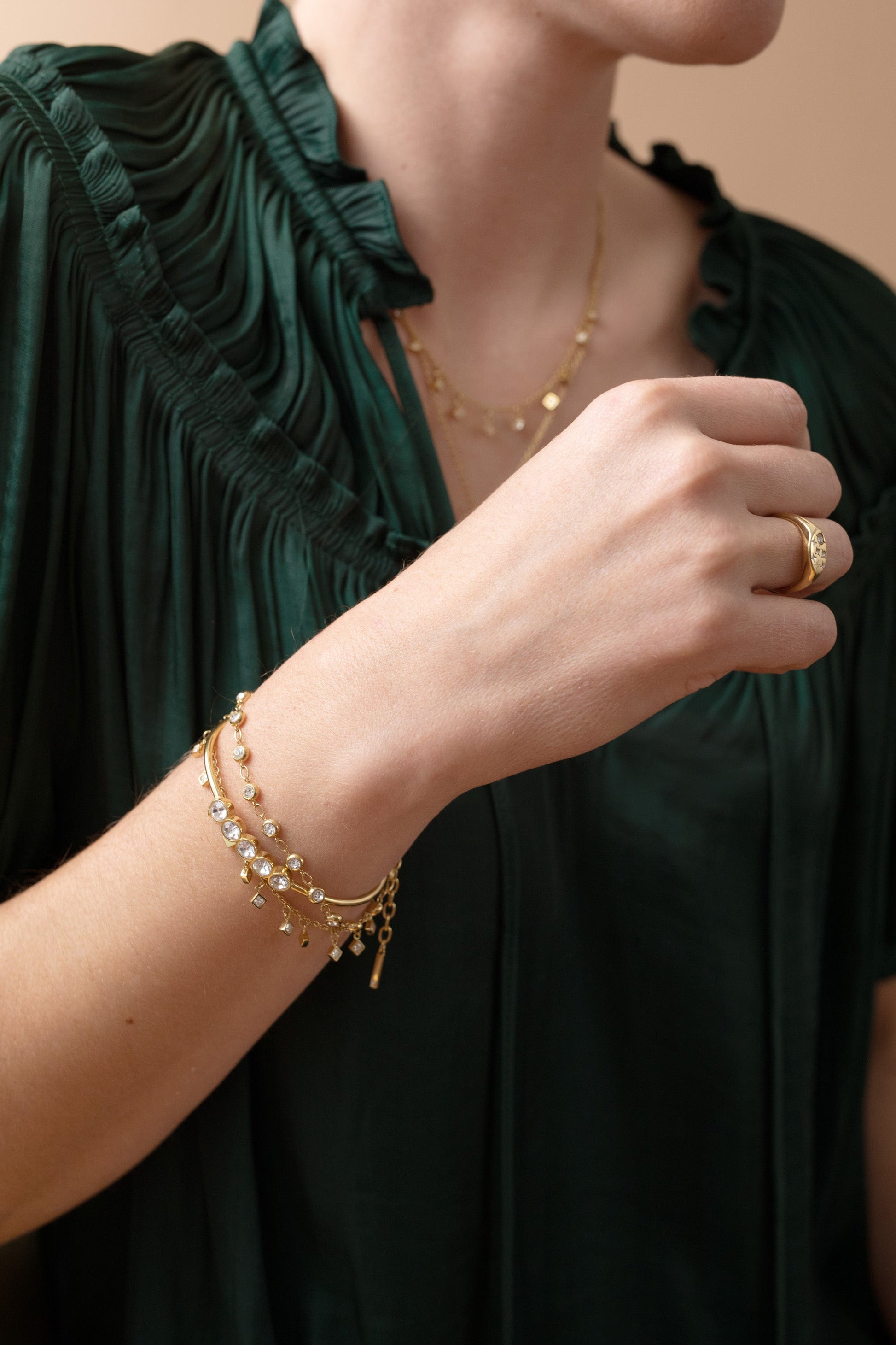 Princess Cut Crystal Bracelet ALEX AND ANI