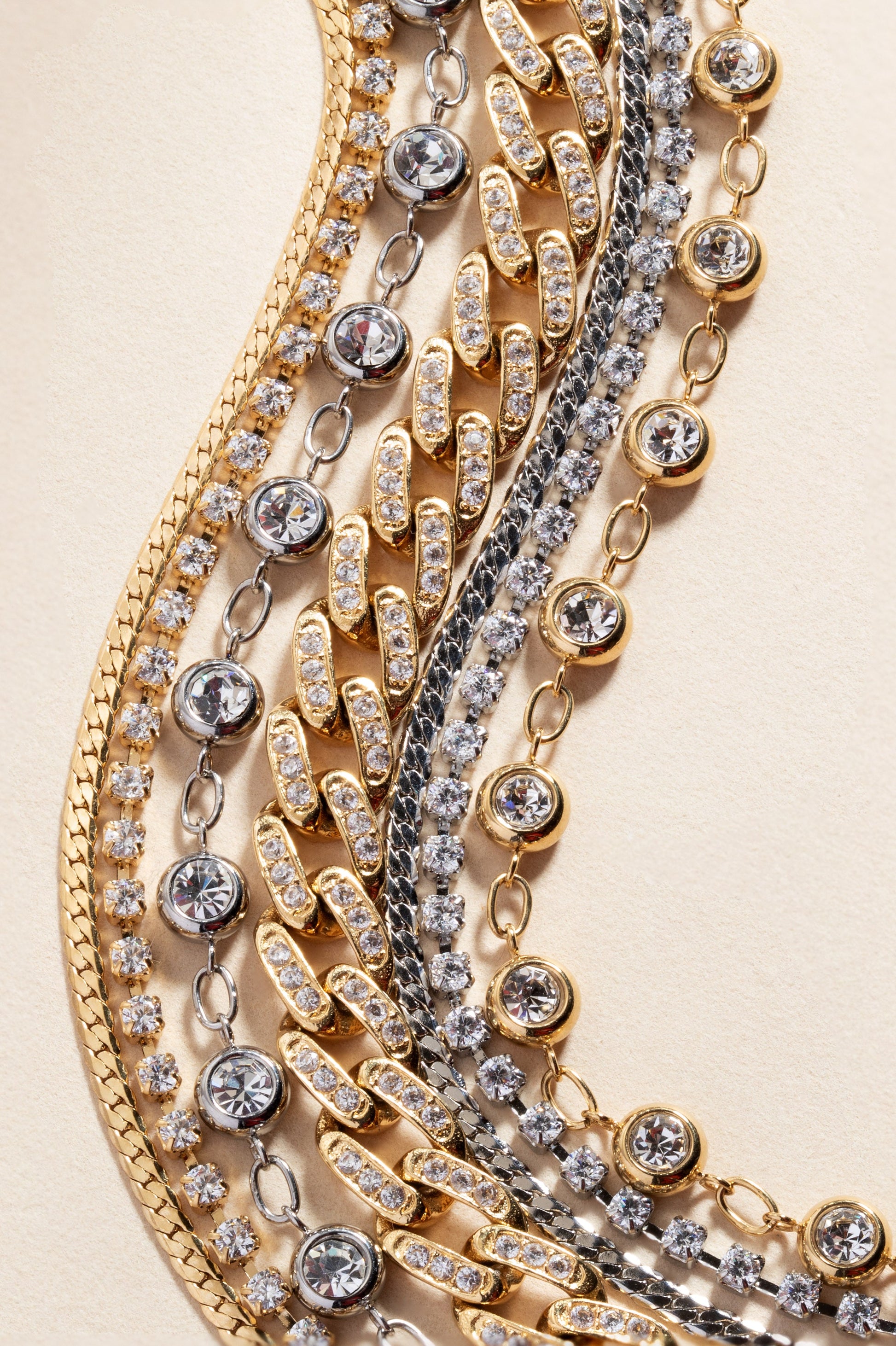 Double Strand Crystal Tennis Chain Bracelet ALEX AND ANI