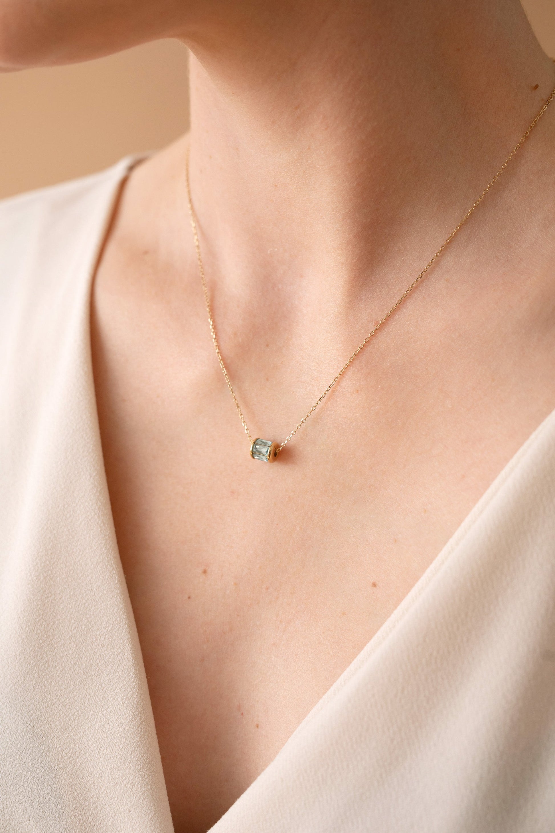 March Birthstone Precious Pendant Necklace ALEX AND ANI