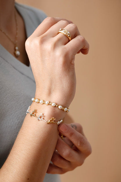 Pearl Bolo Beaded Bracelet ALEX AND ANI