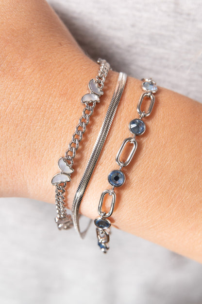 Butterfly Curb Chain Bracelet ALEX AND ANI
