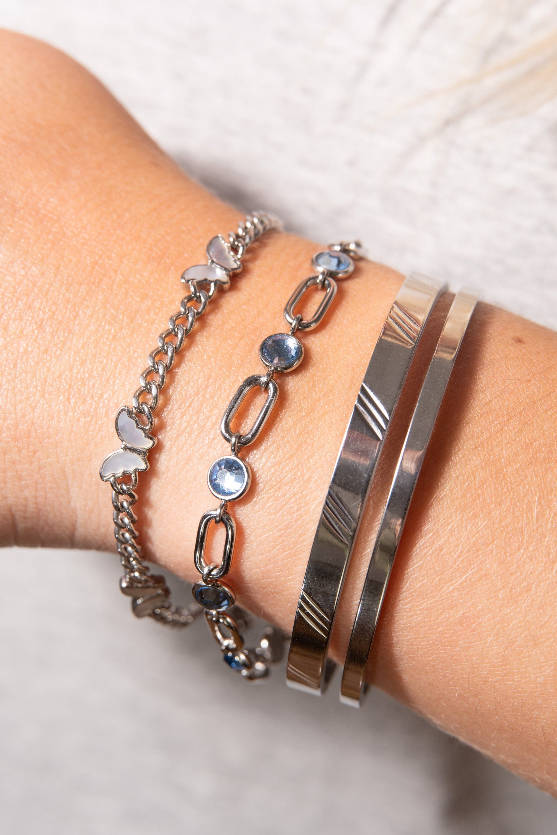 Butterfly Curb Chain Bracelet ALEX AND ANI