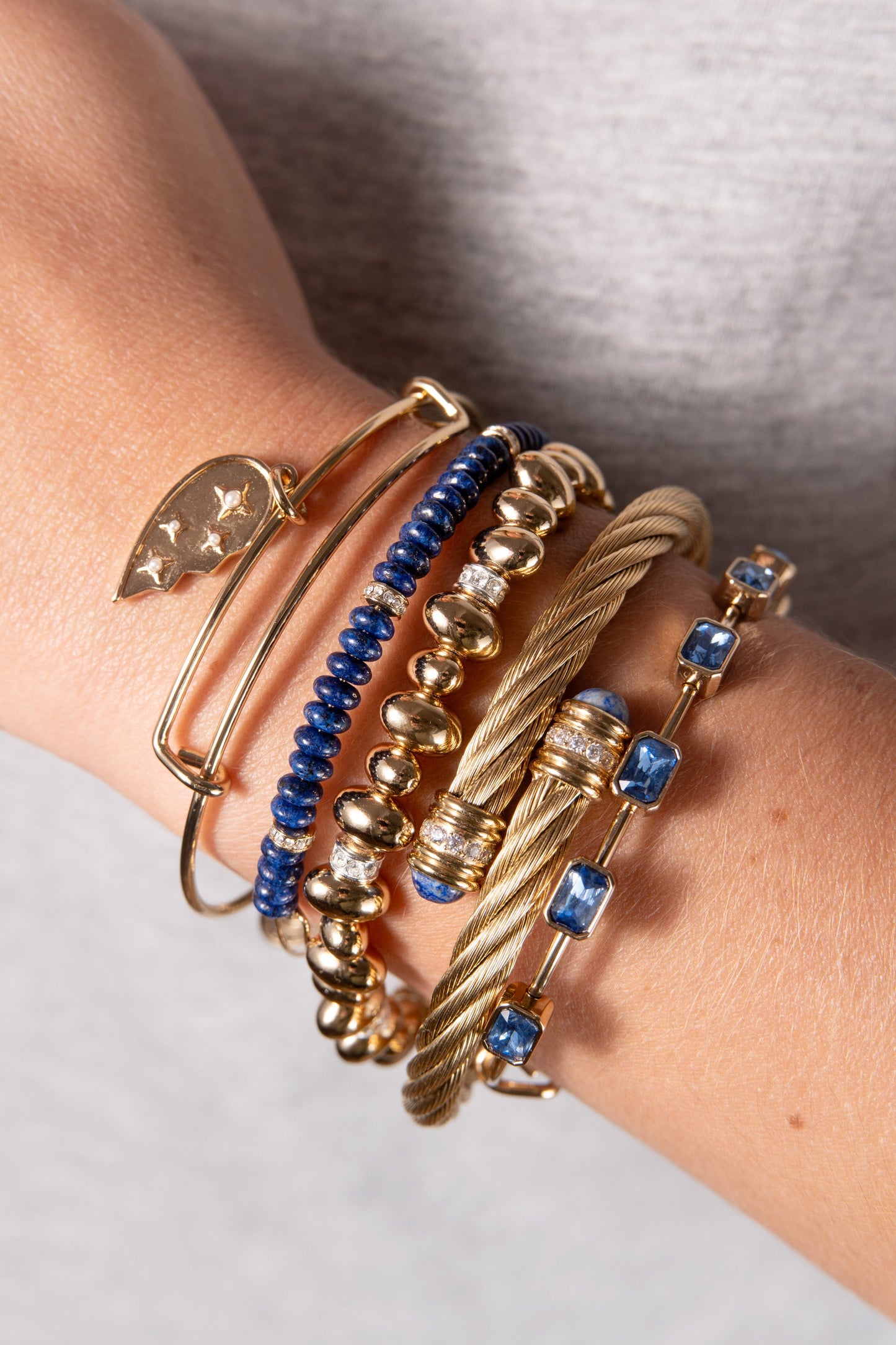 September Birthstone Emerald Cut Bangle ALEX AND ANI