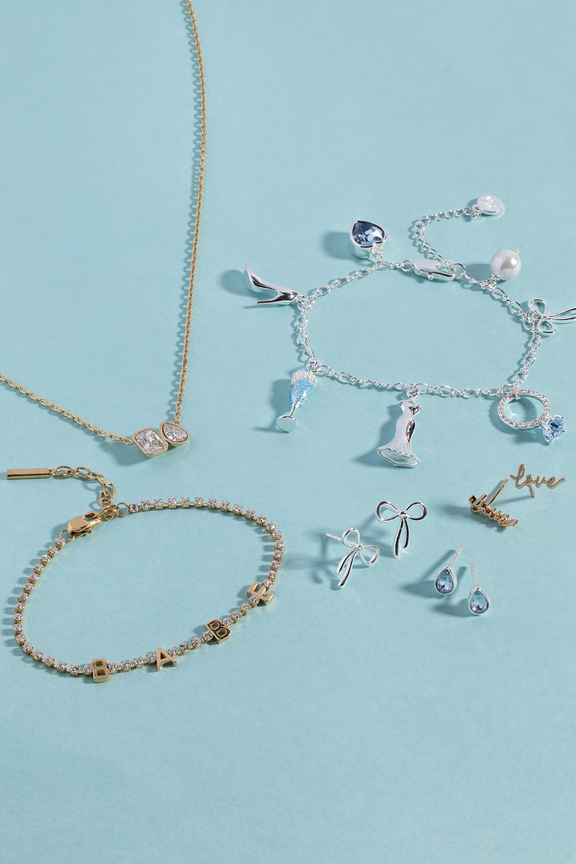 Bow & Teardrop Stud Earring Set ALEX AND ANI