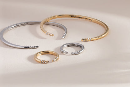 “Opportunity is Everywhere” Open Tusk Ring ALEX AND ANI