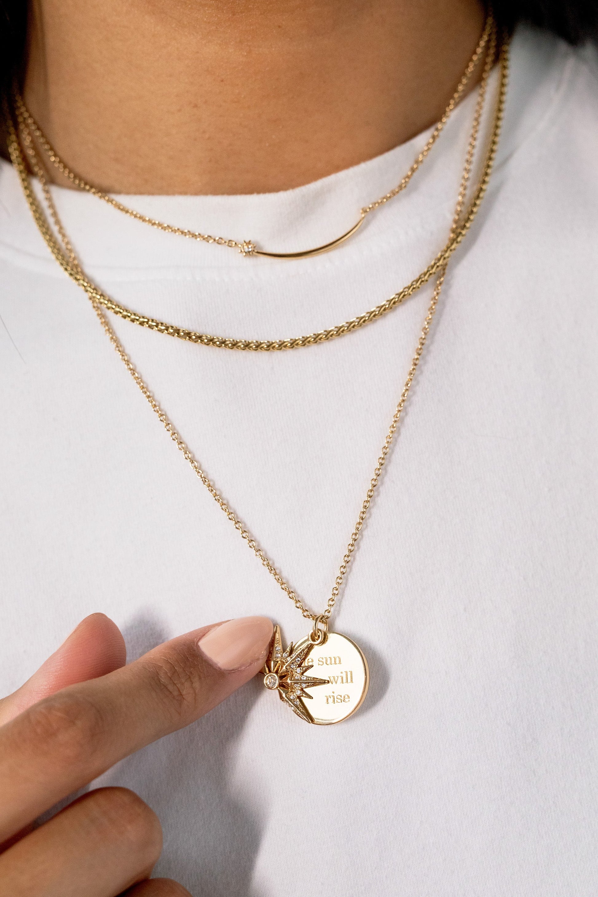 Celestial Shooting Star Necklace ALEX AND ANI