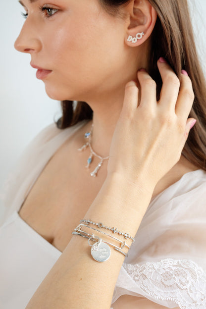 “Trust the Process” Open Tusk Cuff Bracelet ALEX AND ANI
