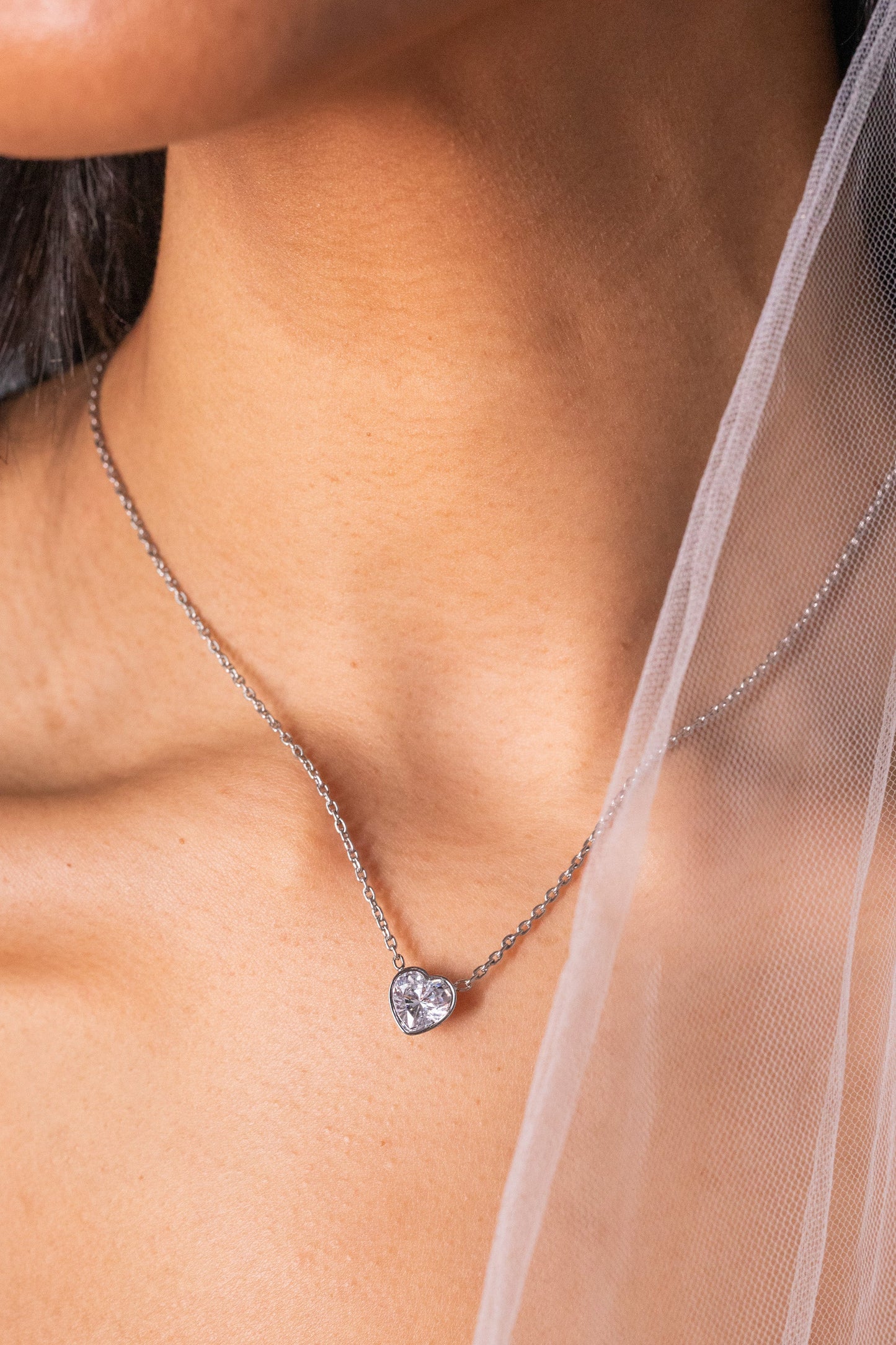 Crystal Heart Pendant Necklace ALEX AND ANI