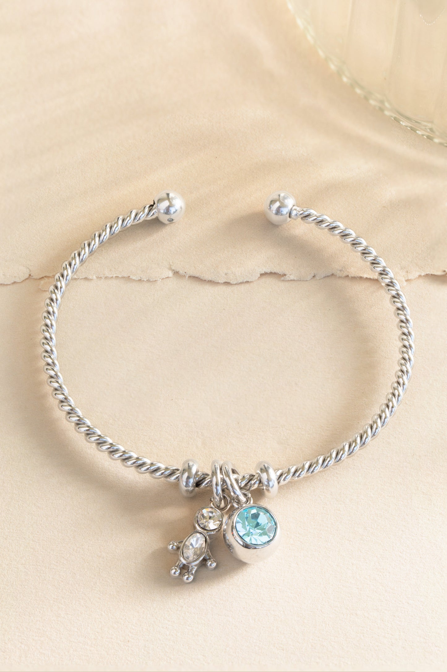 March Birthstone Interchangeable Charm ALEX AND ANI