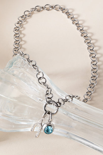 March Birthstone Interchangeable Charm ALEX AND ANI