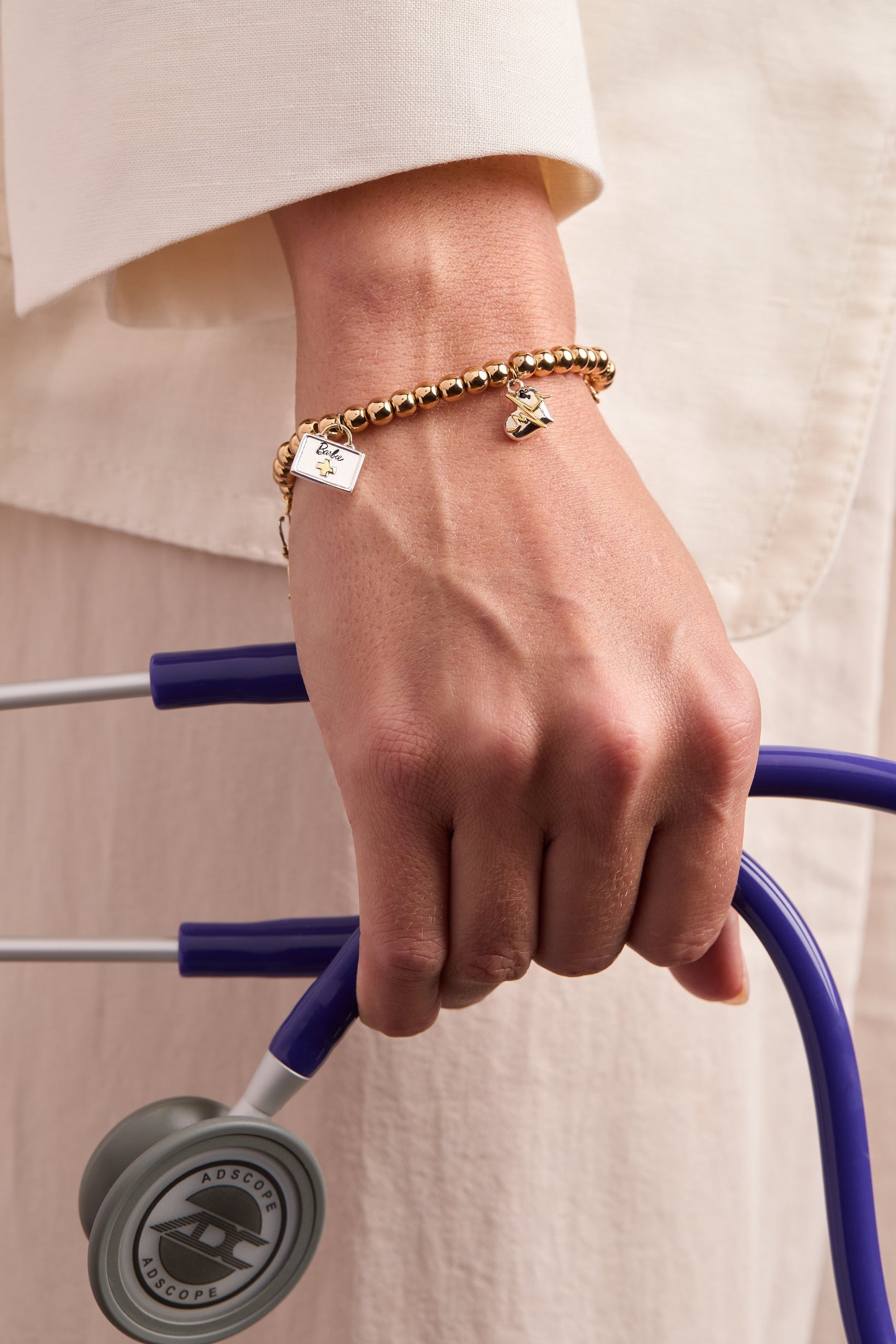 Barbie™ Medical Stretch Bracelet ALEX AND ANI