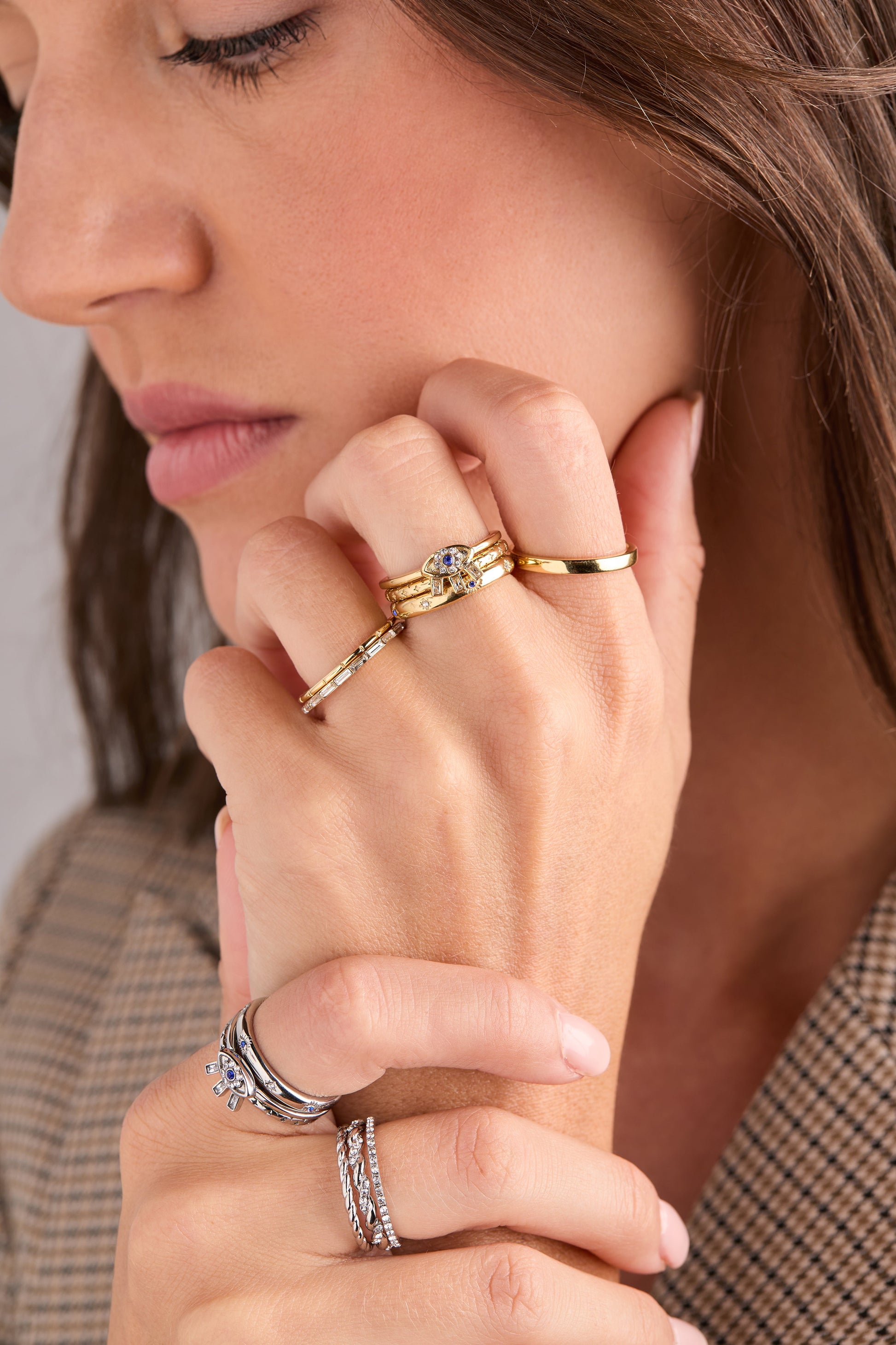 Evil Eye Stacking Ring Set of 3 ALEX AND ANI