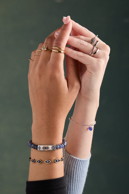 Evil Eye Pull Chain Bracelet ALEX AND ANI
