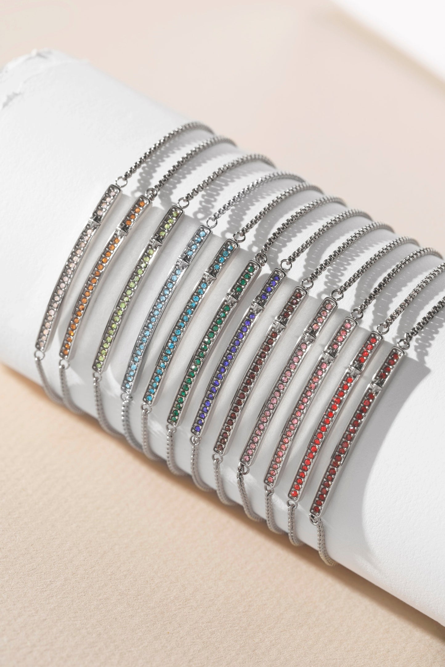 June Everyday Birthstone Pave Bolo Bracelet ALEX AND ANI