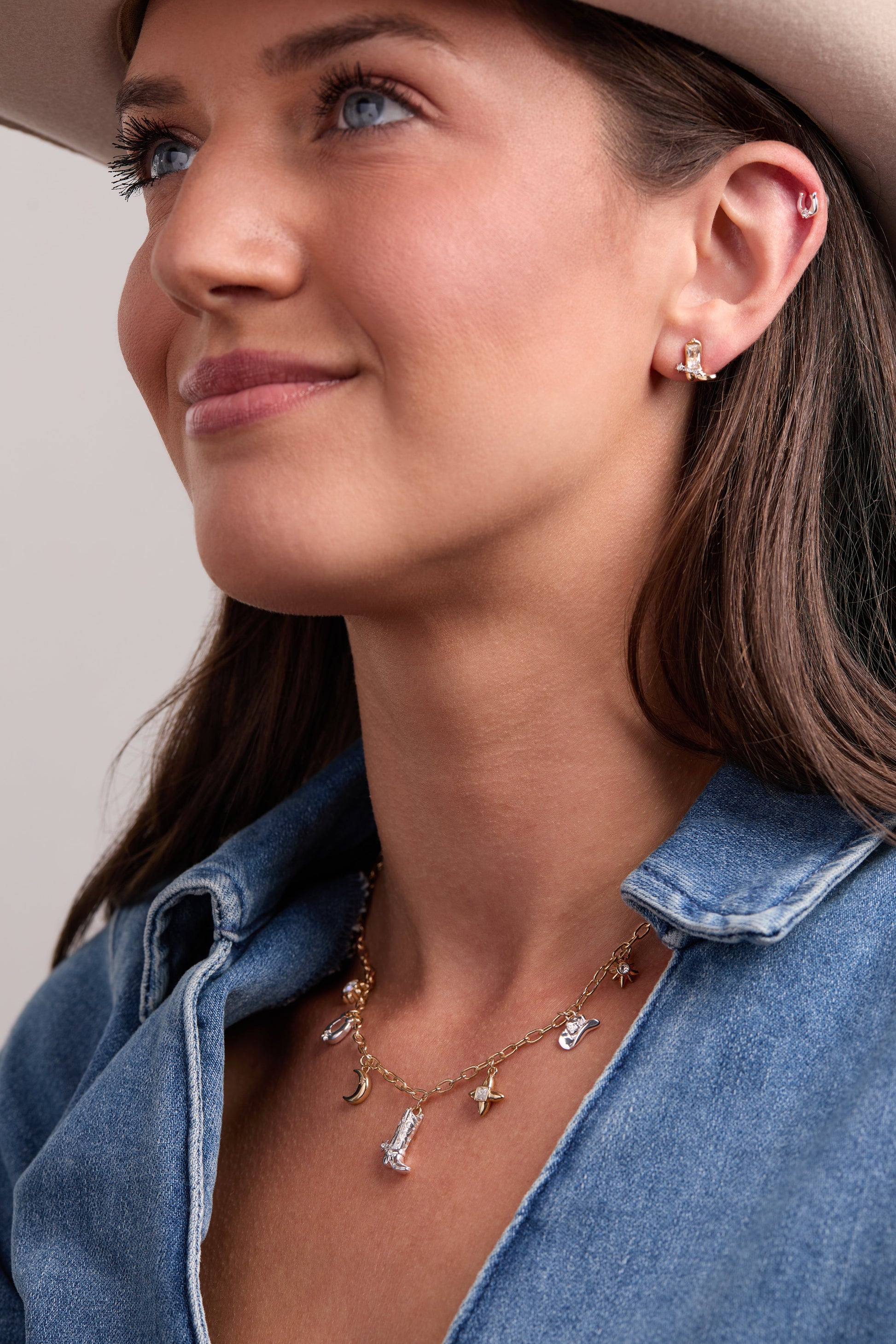 Cosmic Cowgirl Earring Stud Set of 2 ALEX AND ANI