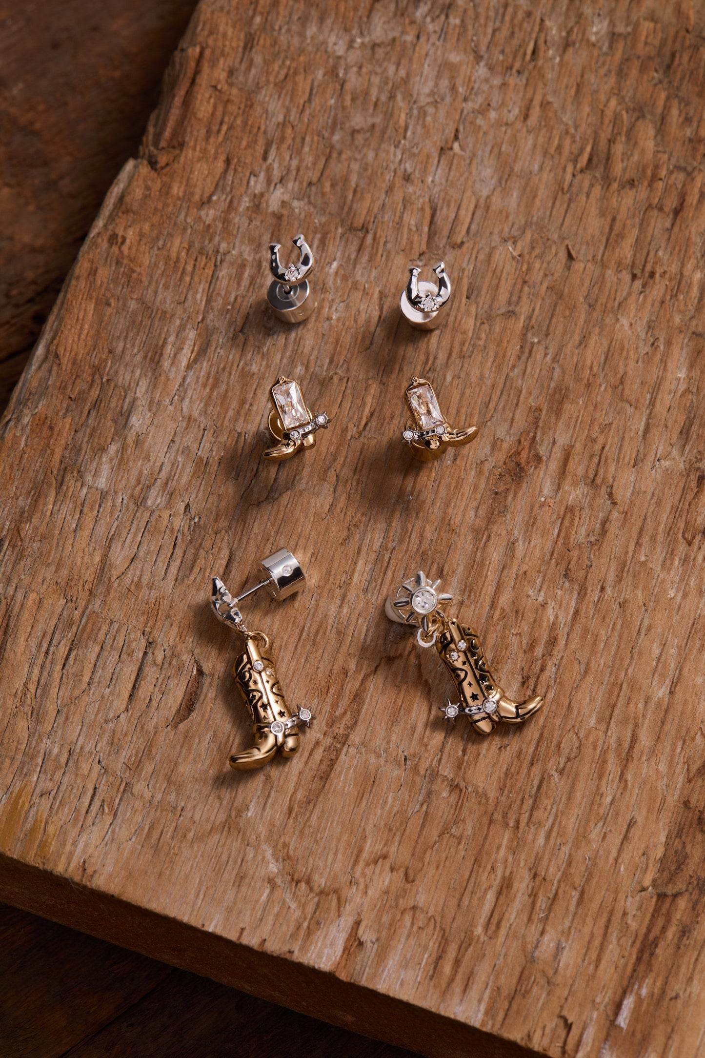 Cosmic Cowgirl Earring Stud Set of 2 ALEX AND ANI