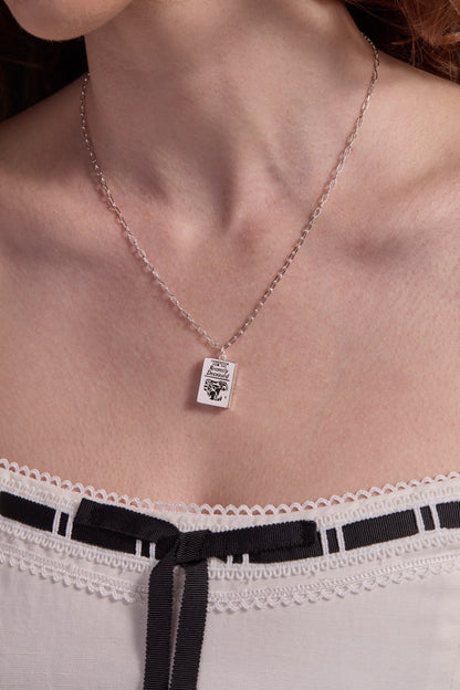 BEETLEJUICE™ 'Handbook for the Recently Deceased' Pendant Necklace ALEX AND ANI