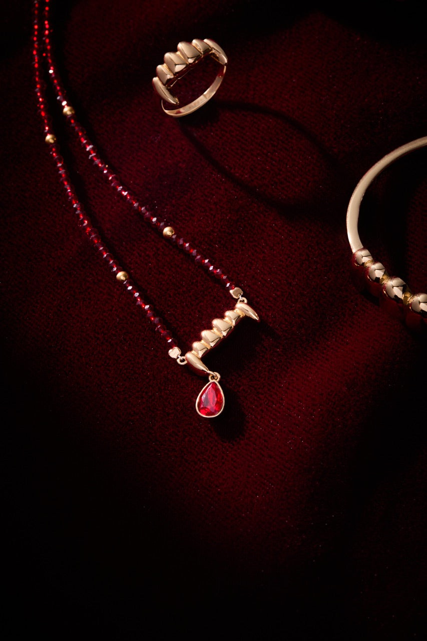 Vampire Teeth Fangs Pendant ALEX AND ANI