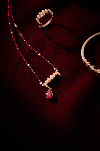 Vampire Teeth Fangs Pendant ALEX AND ANI