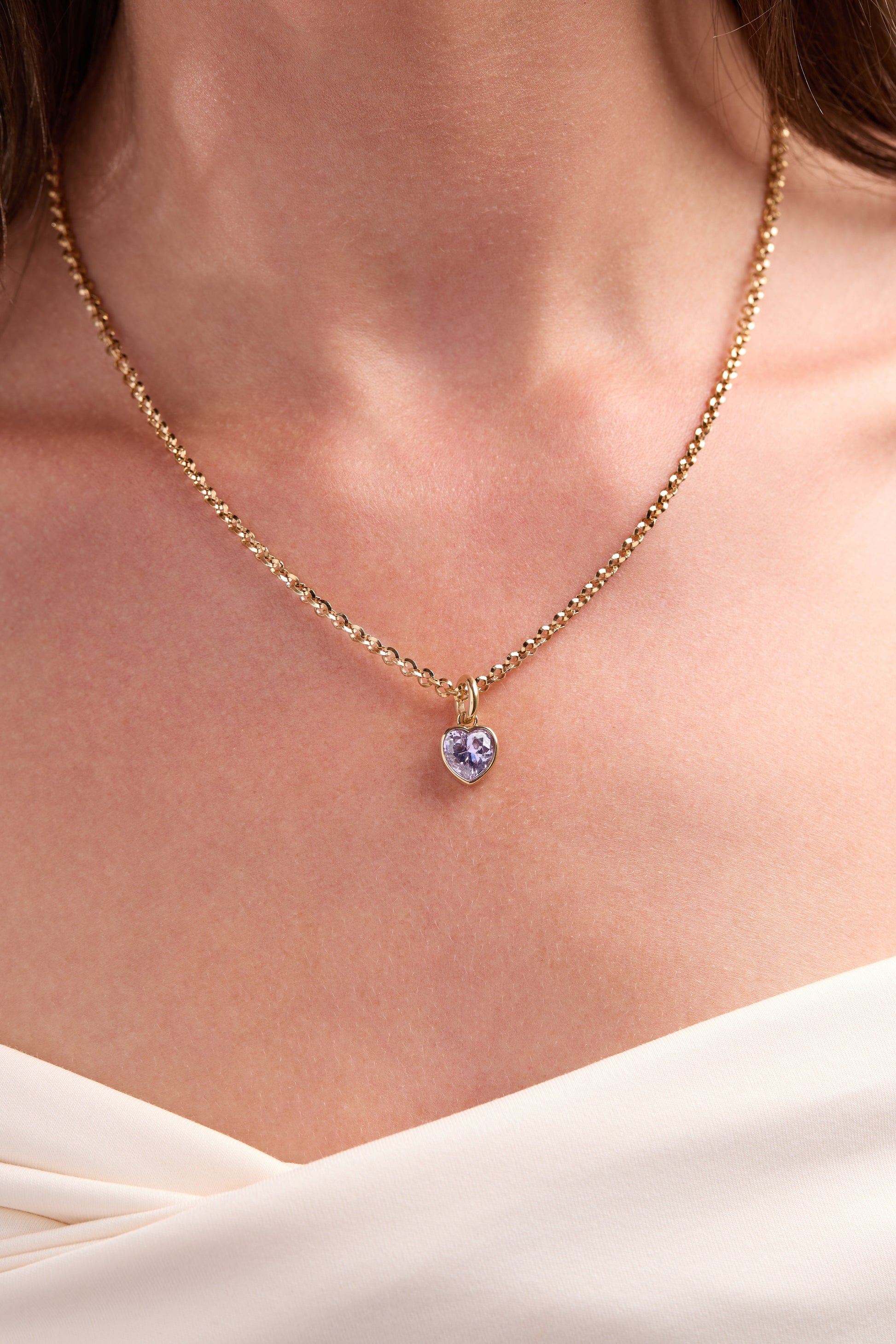 June 'Luck' Heart Birthstone Charm ALEX AND ANI