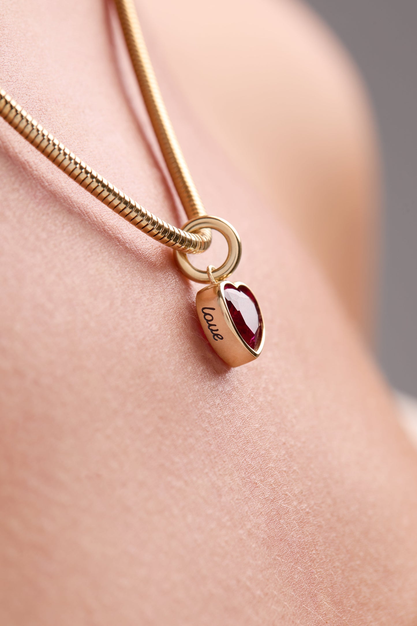 July 'Love' Heart Birthstone Charm ALEX AND ANI