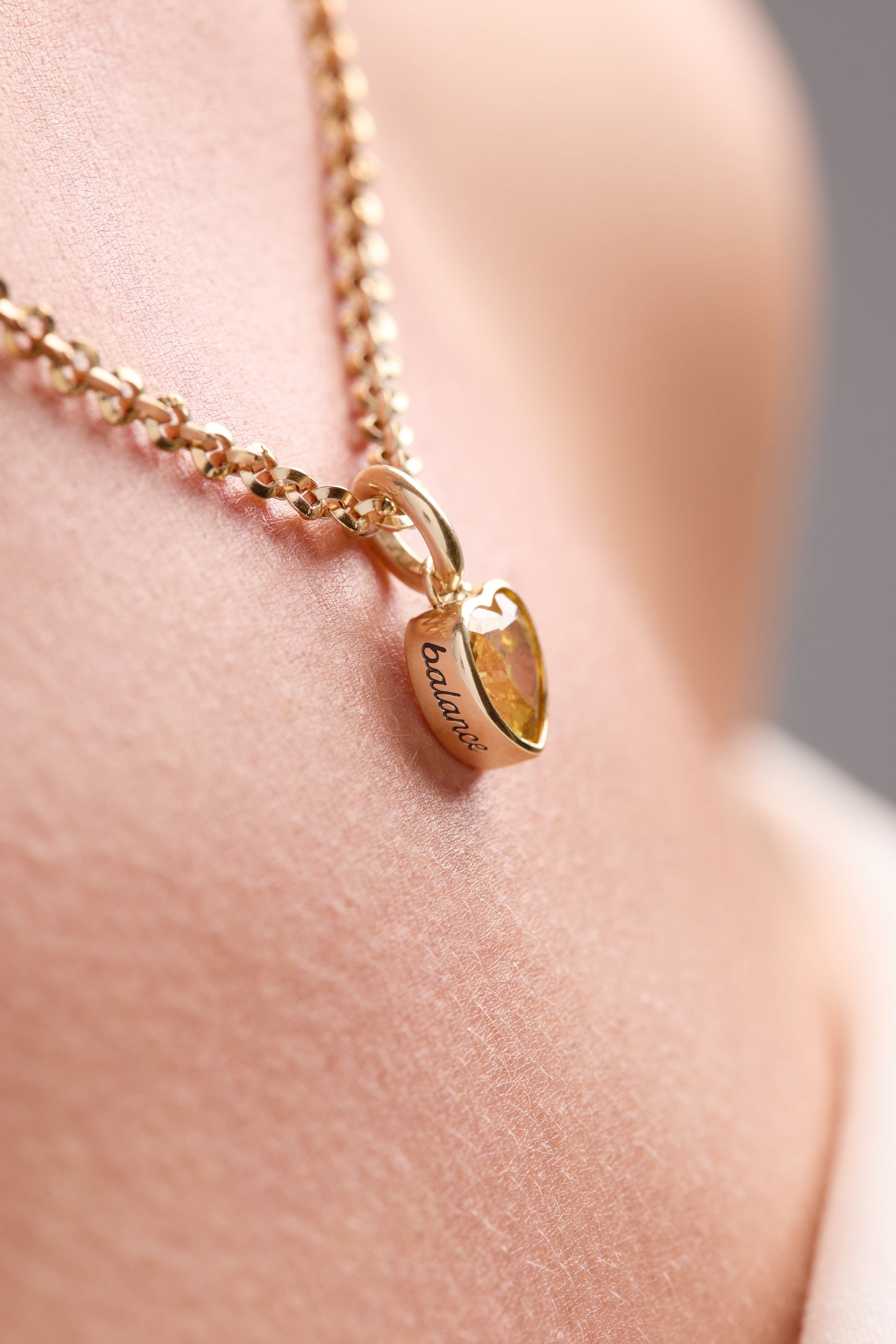 November 'Balance' Heart Birthstone Charm ALEX AND ANI