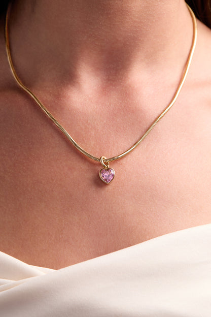 October 'Serenity' Heart Birthstone Charm ALEX AND ANI