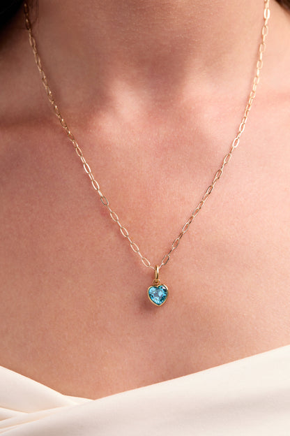 March 'Faith' Heart Birthstone Charm ALEX AND ANI