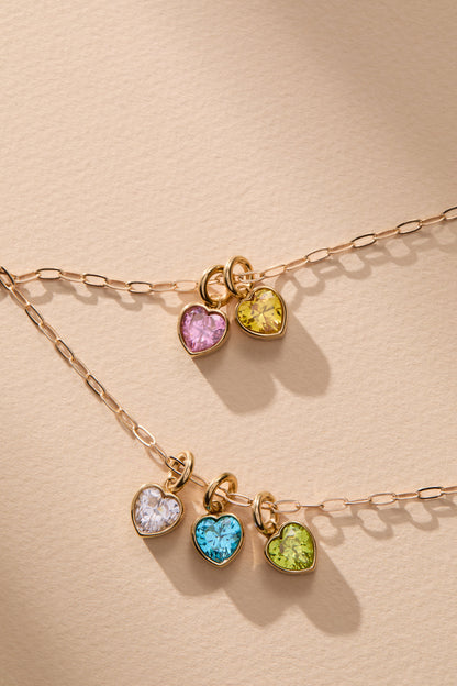 November 'Balance' Heart Birthstone Charm ALEX AND ANI