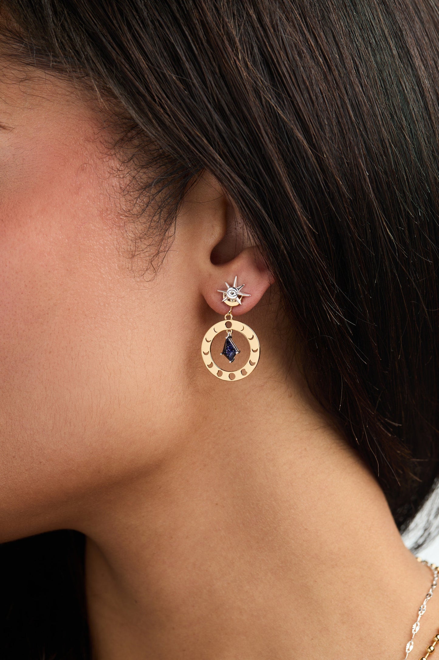 Moon Phase Statement Earring ALEX AND ANI