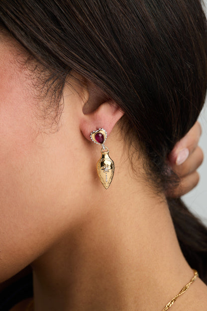 Moon Magic Potion Bottle Drop Earring ALEX AND ANI