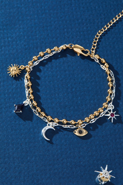 Moon Magic 2 Row Charm Bracelet ALEX AND ANI